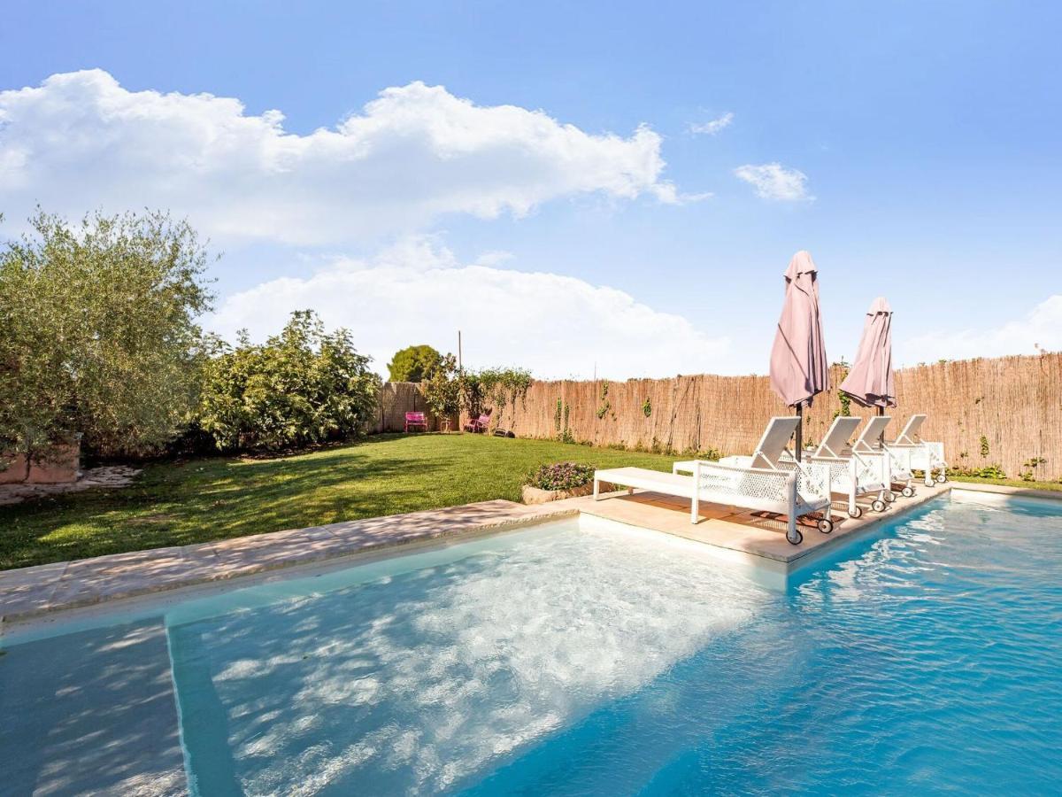 Lively Holiday Home In Fraga With Private Pool Bagian luar foto